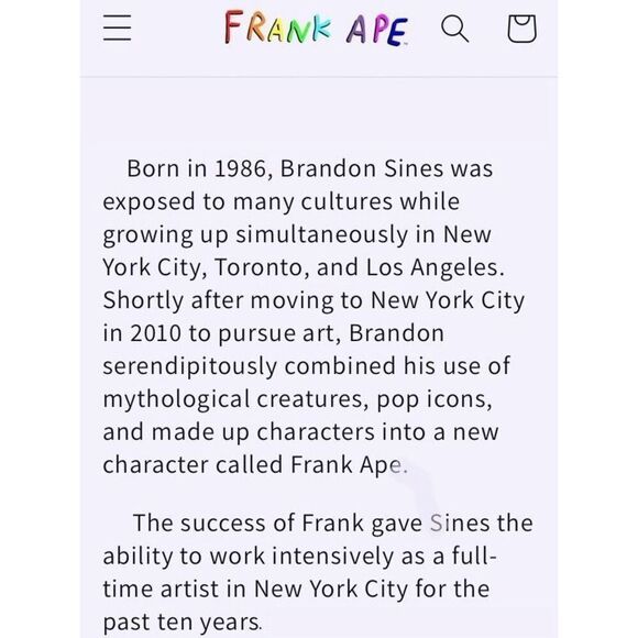 NEW Gap × Frank Ape Kids Graphic Sweatshirt Girls 12 X-Large Navy Uniform Graphi - Picture 9 of 9